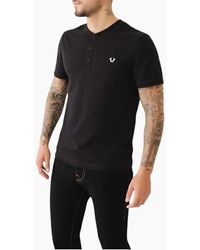 TRUE RELIGION - 108426 Henley T Shirt - Lyst