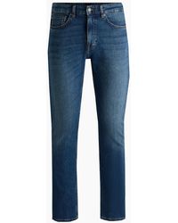 BOSS - Slim Fit Delaware Denim Jeans - Lyst