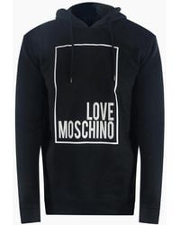 Love Moschino - Box Logo Hoodie - Lyst
