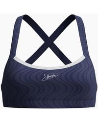 Speedo - Ladies Textured Cross Back Bikini Top - Lyst