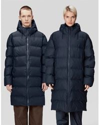 Rains - Alta Long Puffer Jacket - Lyst