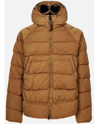 C.P. Company - Eco-Chrome R Hooded Down Goggle Jacket - Lyst
