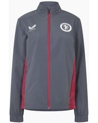 Castore - Solid Patterned Zipped Pocket Track Jacket - Lyst