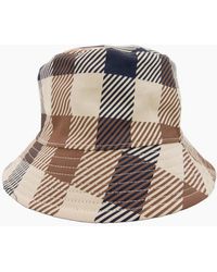 Aquascutum - Macro Iconic Reversible Bucket Hat 30 - Lyst