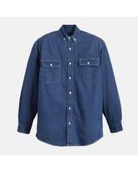Levi's - Levi's Classic Denim Shirt With Chest Pocket - Lyst