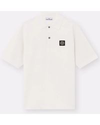 Stone Island - S00B5 Knitted Polo - Lyst