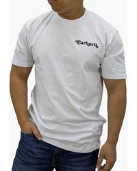 Carhartt - Carhartt T Shirts Printed Crew Neck Regular Fit Short Sleeve Summer T Shirt - Lyst