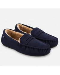 Totes - Toasties Suedette Moccasin Slipper Moccasins - Lyst