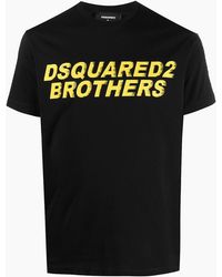 DSquared² - Fade Logo Brothers T-Shirt - Lyst