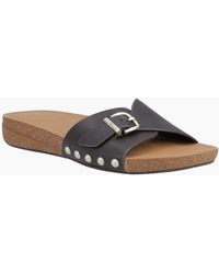 Fitflop - Iqushion Adjustable Buckle Leather Chocolate Sandals - Lyst