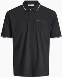 Jack & Jones - Jcofusion Pique Short Sleeve Polo Shirt - Lyst
