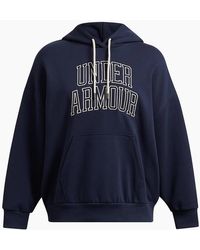 Under Armour - Icon Hooded Neck Drop Shoulder Oversize Fit Top - Lyst