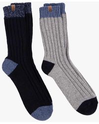Totes - Toasties 3281J Chunky Twist Wool Blend Boot Socks (Twin Pack) Thermal Socks - Lyst
