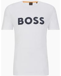 BOSS - Thinking 1 T-Shirt, Signature Logo - Lyst