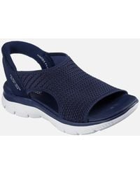 Skechers - Summits Sweetly Evolved Textile Sandals - Lyst