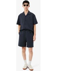 Lacoste - Cotton Seersucker Shorts - Lyst