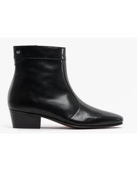 Club Cubano - Caesar Leather Cuban Heel Boots - Lyst