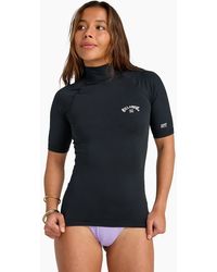 Billabong - Tropical Surf Short Sleeve Rash Vest - Lyst
