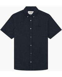 Lyle & Scott - Lyle & Scott Short Sleeve Linen Shirt - Lyst
