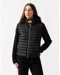 Parajumpers - Susanna Fleece/Nylon Hooded Jacket - Lyst