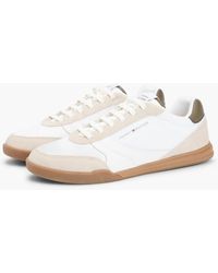 Tommy Hilfiger - Lopro Leather Mix Trainers - Lyst