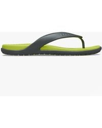 Crocs™ - Coast Flip Flip-Flops Slate/Citrus - Lyst