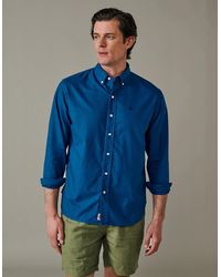 aubi - Horkstow Lightweight Relaxed Oxford Shirt - Lyst