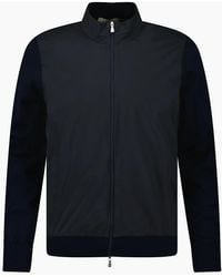 Gran Sasso - Full Zip Cotton & Nylon Jacket - Lyst
