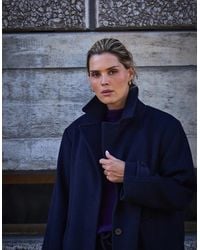 Live Unlimited London - Wool Blend Tailored Coat - Lyst