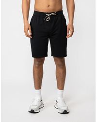 BOSS - Boss Unique Stretch-Cotton Pyjama Shorts With Logo Print - Lyst