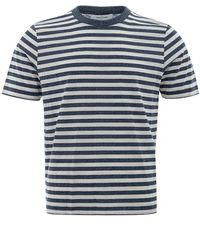 Gran Sasso - T-Shirt A Righe Mélange - Lyst
