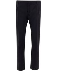 Valentino - Tailored Wool Blend Trousers - Lyst