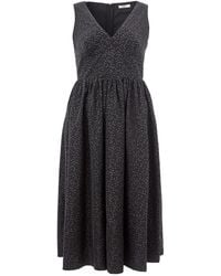 Lardini - Black Long Embellished Dress Princess Style - Lyst