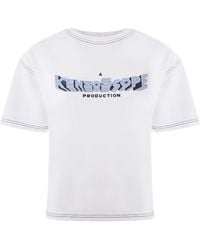 KENZO - Cotton T-shirt With Front Print - Lyst