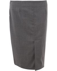 Lardini - Wool Pencil Skirt - Lyst