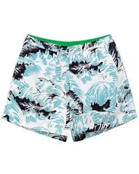 Bottega Veneta - Costume Boxer Stampa Piume - Lyst