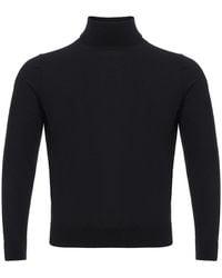 Colombo - Black Cashmere Turtle Neck Sweater - Lyst