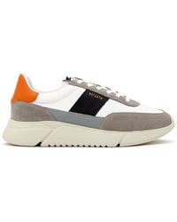 Axel Arigato - Bicolor Fabric And Leather Sneaker - Lyst