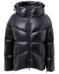 Add - Hooded Down Jacket With Concealed Logo - Lyst