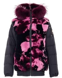 Moose Knuckles - Giubbino Bomber Con Inserti - Lyst