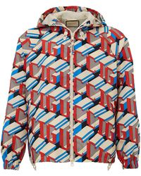 Gucci - Pixel Print Nylon Jacket - Lyst
