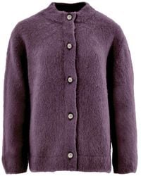 Gran Sasso - Cardigan Con Colletto Alla Corena - Lyst