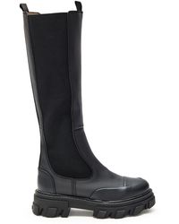 Ganni - Stivali Alti Chelsea Knee-High - Lyst