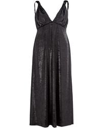 Lardini - Embellished Velvet Effect Dress - Lyst