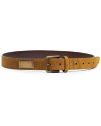 Dolce & Gabbana - Velvet Logo Belt - Lyst