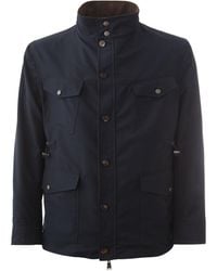 Lardini - /brown Reversibile Wool Jacket - Lyst