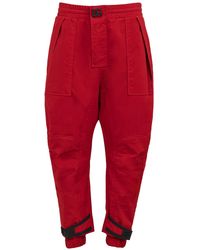 Dolce & Gabbana - Cargo Trousers With Embossed Logo - Lyst