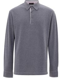 Corneliani - Long Sleeve Polo - Lyst
