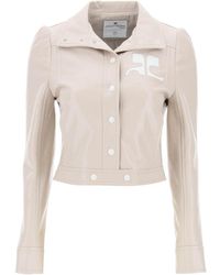 Courreges - Re-Edition Vinyl Effect Jacket - Lyst