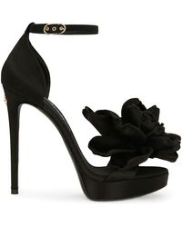 Dolce & Gabbana - Keira Platform Heel Sandals - Lyst